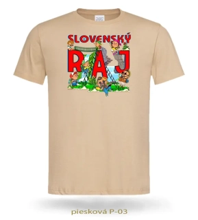 Trička pánske SLOVENSKÝ RAJ TURISTI